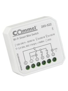 Commel wifi mini, kapcsoló, beépíthető, 2 csatorna