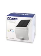 Commel LED reflektor, napelemes, mozgásérzékelővel, 8W,  