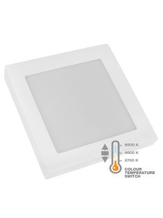 Commel LED panel négyzet 18W 2700/4000/6500K 227mm