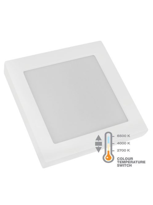 Commel LED panel négyzet 18W 2700/4000/6500K 227mm