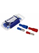 Commel szigetelt hengeres csatlakozó aljzat 1.5-2.5 mm2, Ø 5 mm, 25 db