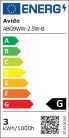 Avide LED 2.5W G9 WW 3000K fekvő
