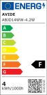 Avide LED 4.2W JD E14 WW 3000K