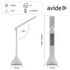 Avide LED Asztali Lámpa RGB Naptár Fehér 4W