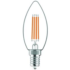 Avide LED Filament Candle 4.9W E14 NW 4000K Super High Lumen