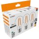 Avide LED Filament Globe 3.8W E27 NW 4000K Super High Lumen 3db/csomag