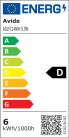 Avide LED Filament Candle 5.9W E14 NW 4000K Fényerőszabályozható