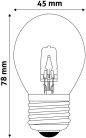 Avide Halogén Classic Mini 18W E27 2000h