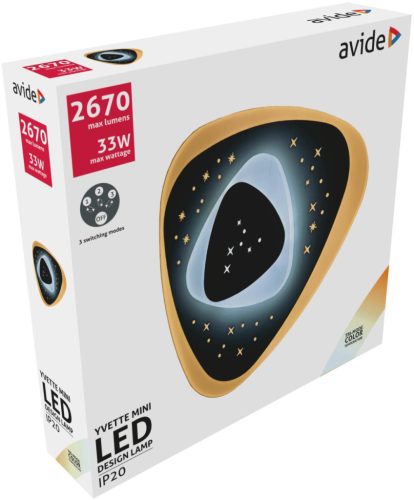 Avide Fali Design Oyster Yvette mini 3 kapcsolási mód 33W