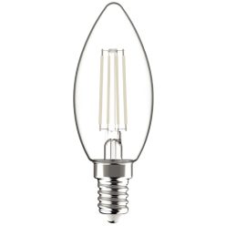 Avide LED White Filament Candle 4.5W E14 NW 4000K