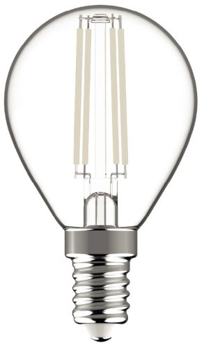 Avide LED White Filament Mini Globe 4.5W E14 WW 2700K