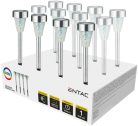 Entac Kerti Szolár Lámpa 400mm Rozsdamentes acél Mozaik Üveg 1 LED RGB 12/kínáló