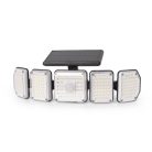 Entac Napelemes Műanyag Fali lámpa 2.5W SMD CCT 5 fej mozgásérzékelővel + IR