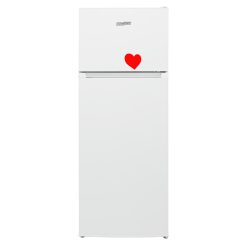   HOMEFORT HHSF2212W Felülfagyasztós hűtőszekrény E Energiaosztály, Hűtő: 171L, Fagyasztó: 42L, Nofrost nélkül, Zajszint: 41 dB, Szél: 54 cm, Mag: 145 cm, Mély: 57 cm, Digitális kijelző nélkül