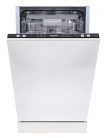 HOMEFORT HMGB0421B Beépíthető mosogatógép, bútorlap nélkül, 10 teríték, 9 L fogyasztás, 6 program,  47 dB zajszint, D energiaosztály, Felső evőeszköztartó , 45 cm, Digit. kijelző nélkül , Automata ajtónyitással