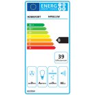 HOMEFORT HPK611W Beépíthető Kihúzható páraelszívó LED világítás 1 motor, 408 m3/h, 54-66 dB zajszint, 60 cm széles, B Energiaosztály 