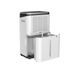 HOMEFORT HPMS20W Páramentesítő, 20 L/nap, Digitális kijelző, Gyerekzár, Időzítő, 6,5 L tartály, Telítettségjelző, Zajszint: 42 dB, Kivezethető cseppvíz