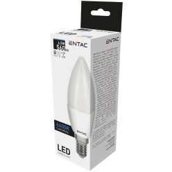 Entac LED Candle E14 6,5W CW 6400K