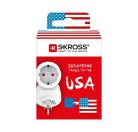 SKROSS utazó adapter  Európa-Amerika