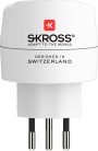 SKROSS utazó adapter  Európa Schuko-Brazília, Olaszország, Svájc 