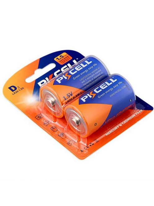 PKCELL Alkaline elem D LR20 2darab