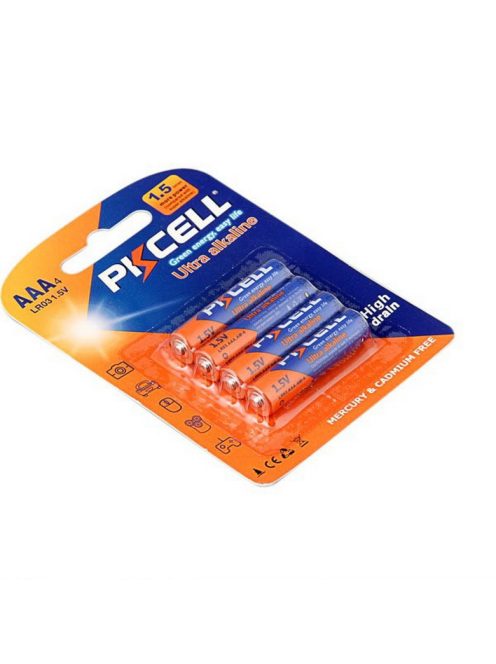 PKCELL Alkaline elem AAA LR03 4darab