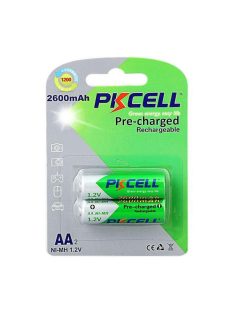 PKCELL újratölthető elem AA NI-MH 2600 mAh 2 darab