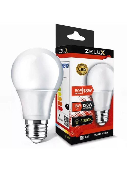 Zelux Led Globe 18W E27 3000K Gömb Izzó