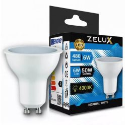 Zelux Led Spot Gu10 6W 4000K