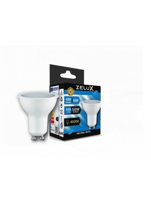 Zelux Led Spot Gu10 6W 4000K