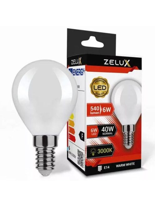 Zelux Led Mini Globe G45 6W E14 3000K Mini Gömb