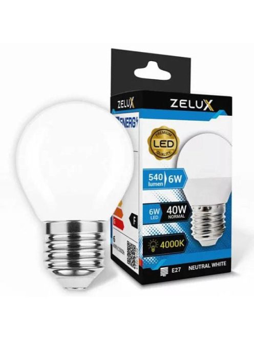 Zelux Led Mini Globe G45 6W E27 4000K Mini Gömb