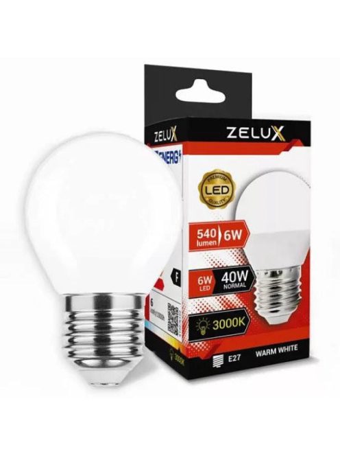 Zelux Led Mini Globe G45 6W E27 3000K Mini Gömb